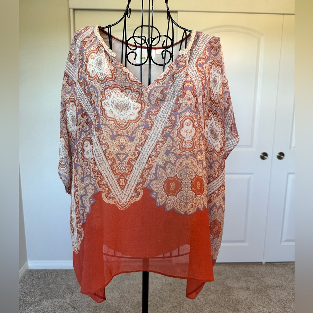Anthropology Maeve Silk Top - Picture 2 of 7